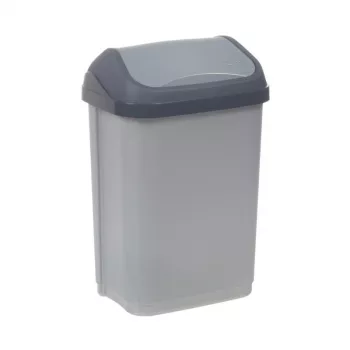 KEEEPER Swantje 25L soptunna med vridlock, ljusgrå, 33,5x25,5x53,5 cm