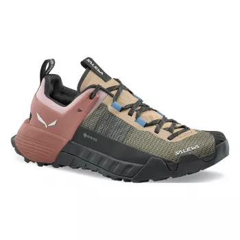 SALEWA Women's Wildfire Quick GTX Approach Shoes Red Plum/Black UK 5
