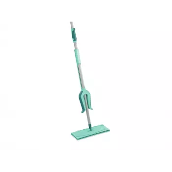 LEIFHEIT Picobello M Micro Duo golvmopp med teleskopskaft, 33 cm rengöringsbredd, grön/vit