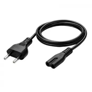 MediaRange MRCS346 IEC-nätkabel 1,5 m Eurokontakt till C7 Figure-8 svart