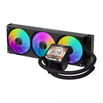 DarkFlash DV360S MAX 360mm ARGB AIO-vätskekylare för CPU - svart