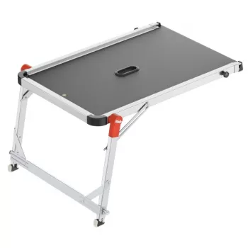 HAILO TP2 Pro trapplattform – justerbar aluminiumsarbetsplattform för trappor, 150 kg, EN 131