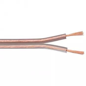 Goobay LSK 2x4.0 transparent högtalarkabel 50 m