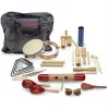Stagg CPJ 05 junior akustiskt trumset med 5 trummor, cymbaler, hårdvara och pall, svart