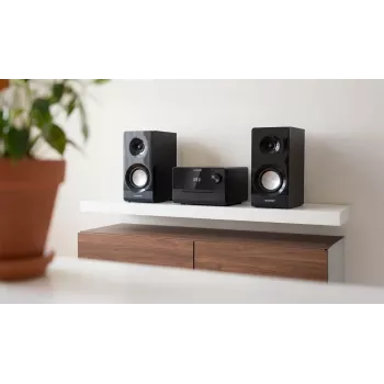 Blaupunkt MS49DAB mikro-hifi-system med DAB+ och Bluetooth, svart