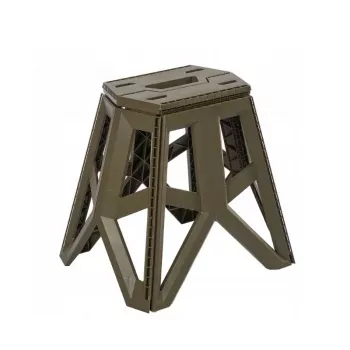 KEEEPER fällbar campingstol Tom, oliv, belastning 120 kg, 29 x 20 x 39 cm