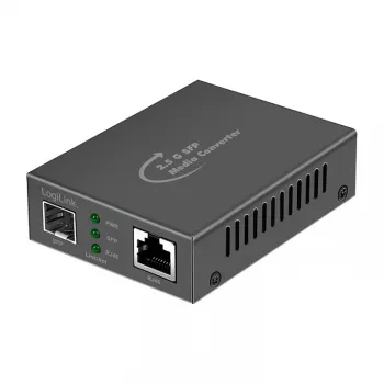 LogiLink 2,5 Gigabit mediakonverter RJ45 till SFP