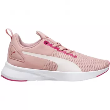 PUMA Flyer Runner V PS barn löparskor Pink Lady/Svart-Vit UK 10 EU 28 US 11K