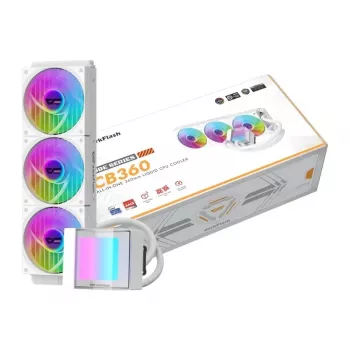 Darkflash CB360 White 360mm ARGB AIO Vätskekylare för CPU