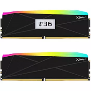 V-Color Manta XFinity+ aRGB 32GB (2 x 16GB) DDR5-6400 CL32 stationärt minneskit, Intel XMP 3.0 / AMD EXPO, svart