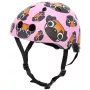 Hornit Pug barncykelhjälm med LED-ljus – rosa, 48–53 cm PUS806