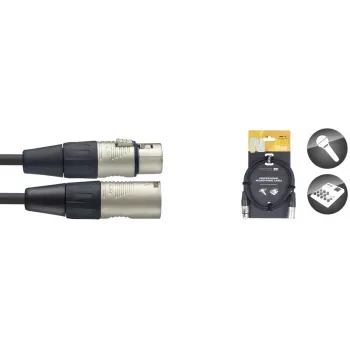 Stagg NMC20R 20 m XLR-mikrofonkabel – svart