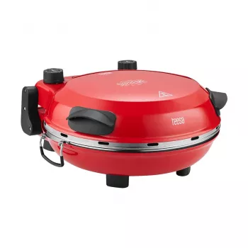 TEESA SUPREME FUN 1200W Pizza Oven Red