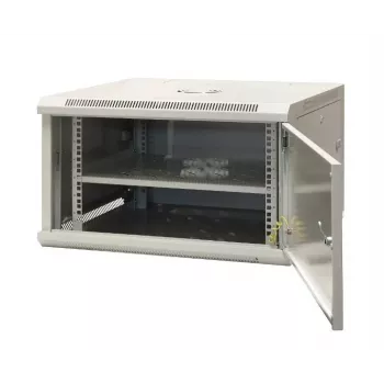 EMITER EM/AP6606-B 19 inch 6U väggskåp 600x600x370mm svart