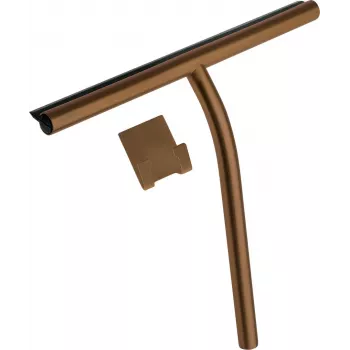 DEANTE ADI_C31K professionell fönsterskrapa med upphängning, 35 cm naturgummiskrapa, grå/blå