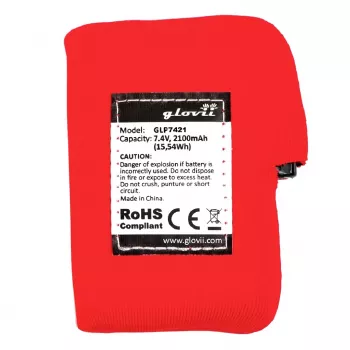 Glovii Li-Polymer-batteri 2100 mAh 7,4V för uppvärmbara handskar och mössor