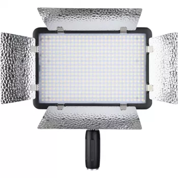 Godox LED500LR-C LED-videolampa med barnluckor och trådlös fjärrkontroll