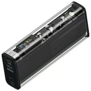 SHARGE Shargeek 140 powerbank, 20 000mAh, 140W, USB-C, USB-A – svart