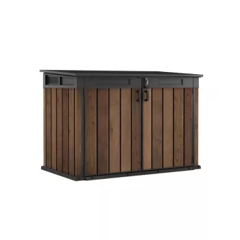 KETER redskapsbod Deco Horizontal bod valnötsnyans