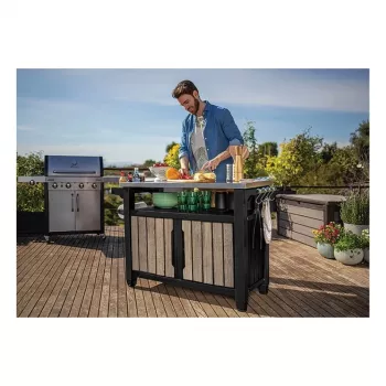 KETER grillbord Deco Unity XL 207L askträlook