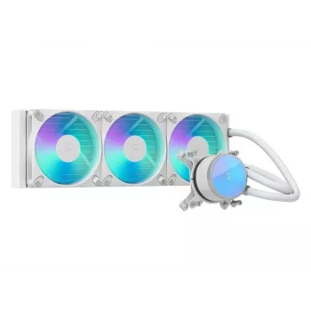 Fractal Design Radius 360 RGB AIO vätskebaserad CPU-kylare, 360 mm, vit