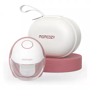 Momcozy - M6 handsfree bröstpump - röd