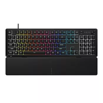 CORSAIR SKIFF 100 sladdbundet gamingtangentbord med 10-zons RGB-belysning svart