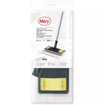 MERY golvborste för dammupptagning Dust Mop 25,8x10,5cm med 10 dukar 29,5x21,5cm