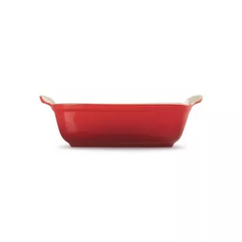 LE CREUSET rektangulär ugnsform Heritage stengods 19x14cm / 1,1L röd