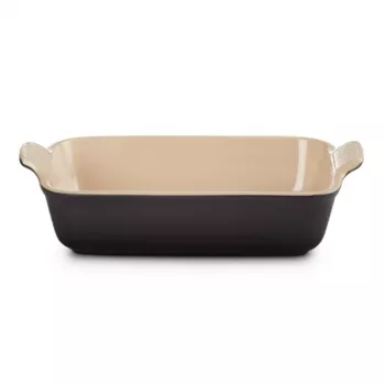 Le Creuset rektangulär ugnsform Heritage stengods 26x19cm / 2,4L svart