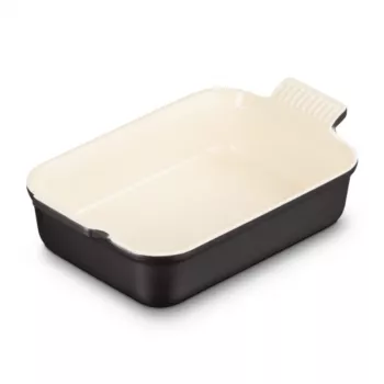 Le Creuset rektangulär ugnsform Heritage stengods 26x19cm / 2,4L svart
