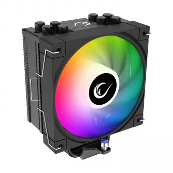 Rampage RM-C180 FROSTY ARGB 120mm CPU-luftkylare, 180W TDP, svart