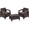 KETER Garden furniture set Corfu Weekend brown
