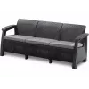 KETER Corfu Love Seat Max trippel trädgårdssoffa grå