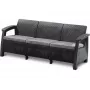 KETER Corfu Love Seat Max trippel trädgårdssoffa grå