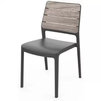 KETER trädgårdsstol Deco Porto askträton/grå