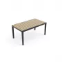 KETER trädgårdsbord Deco Corale 160 teaklook/grå