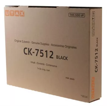 UTAX CK-7512 original svart tonerkit (1T02V70TA0), 20 000 sidor