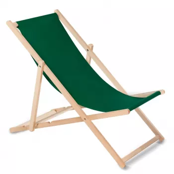 Klassisk solstol i bokträ GreenBlue GB183 mörkgrön