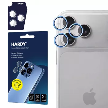 3MK PROTECTION Apple iPhone 18 Pro / 18 Pro Max – HARDY Lens Protection Pro ljusblå