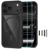 TECH-PROTECT MAGONE MAGSAFE CC + GLASS 2-PACK IPHONE 17 PRO / 18 PRO SVART/TRANSPARENT