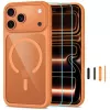 TECH-PROTECT MAGONE MAGSAFE CC + GLAS 2-PACK IPHONE 17 PRO MAX / 18 PRO MAX COSMIC ORANGE/CLEAR