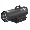 NEO TOOLS 90-085-01 gasvärmare 50 kW med termostat, IPX4, LPG, 1000 m³/h luftflöde, inklusive regulator och slang