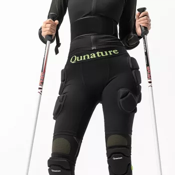 Qunature Ski Advanced L höftskydd - skidåkning snowboard skridskoåkning - svart