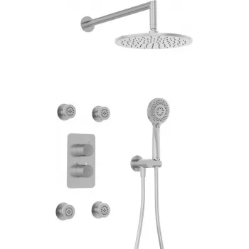 DEANTE infälld termostatduschsystem med duschhuvud