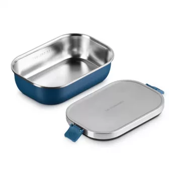 LE CREUSET lunchlåda ON THE GO 900 ml blå