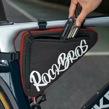 Rockbros G002 Flash Journey bicycle bag for triangular frame 1.4 l - red
