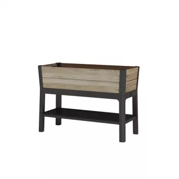 KETER blomkruka Deco Elevated Garden Bed 48L valnöt