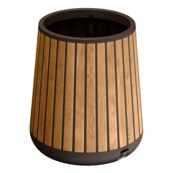 KETER blomkruka Deco Conic Planter Venetian Brown