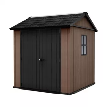 KETER trädgårdshus Newton Plus 7x7.5 brun